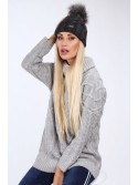 Graphite winter hat C23 - Online store - Boutique